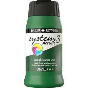 Daler Rowney System3 Akrylová farba 500 ml Oxide of Chromium Green vyobraziť