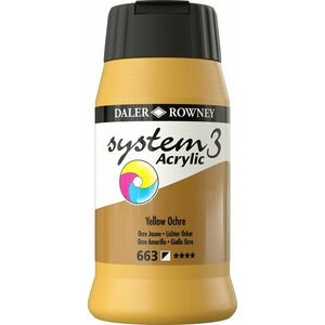 Daler Rowney System3 Akrylová farba 500 ml Yellow Ochre vyobraziť