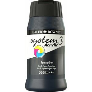 Daler Rowney System3 Acrylic Paint Akrylová farba Payne's Grey 500 ml 1 ks vyobraziť