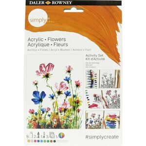 Daler Rowney Simply Sada akrylových farieb Kvety 9 x 120 ml vyobraziť