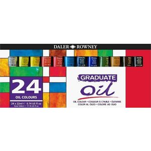 Daler Rowney Graduate Sada olejových farieb 24 x 22 ml vyobraziť