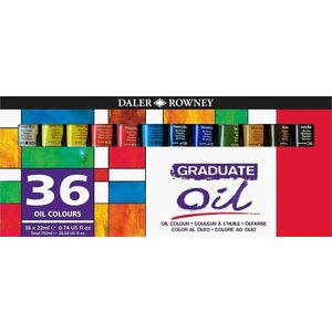 Daler Rowney Graduate Sada olejových farieb 36 x 22 ml vyobraziť