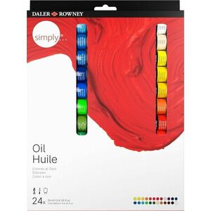 Daler Rowney Simply Sada olejových farieb 24 x 12 ml vyobraziť