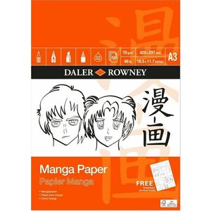 Daler Rowney Manga Marker Paper A3 70 g Skicár vyobraziť