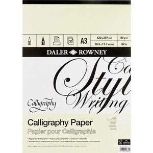 Daler Rowney Calligraphy Drawing Paper A3 90 g Skicár vyobraziť