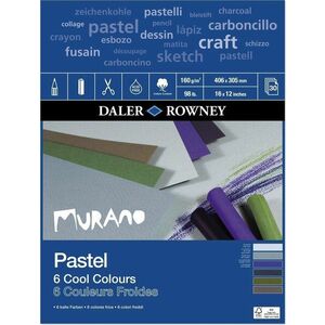 Daler Rowney Murano Pastel Paper 40, 6 x 30, 5 cm 160 g Cool Colours Skicár vyobraziť