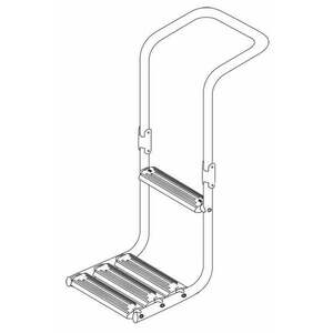 Nuova Rade Immersed Platform Ladder - Inox vyobraziť