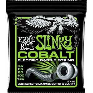 Ernie Ball 2736 Cobalt Slinky 45-130 Struny pre 5-strunovú basgitaru vyobraziť