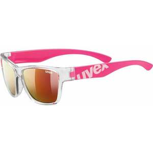 UVEX Sportstyle 508 Clear Pink/Mirror Red Lifestyle okuliare vyobraziť