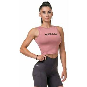 Nebbia Fit Sporty Tank Top Old Rose M Fitness tričko vyobraziť