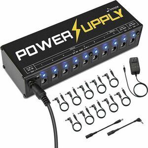 Donner EC812 DP-1 10 Isolated Output Guitar Effect Pedals Power Supply vyobraziť