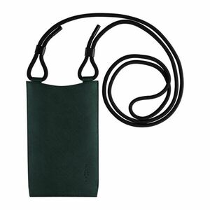 Taštička přes rameno s kapsou FIXED Verona s černou šňůrkou pro mobilní telefony do 7", tmavě zelená vyobraziť