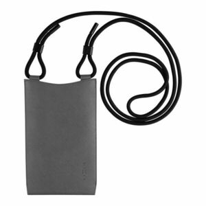 Taštička přes rameno s kapsou FIXED Verona s černou šňůrkou pro mobilní telefony do 7", šedá vyobraziť