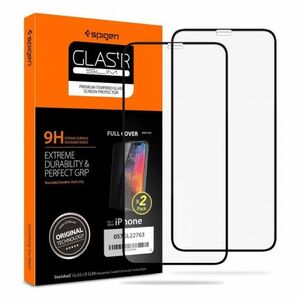 Spigen Full Cover Tr Slim 2-pack ochranné sklo na iPhone 11 Pro / XS / X, čierne (057GL23120) vyobraziť