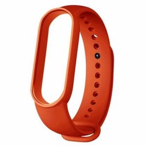 BStrap Silicone remienok na Xiaomi Mi Band 5/6/7, orange (SXI011C04) vyobraziť