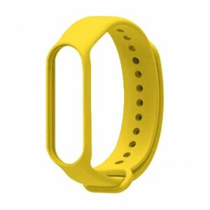 BStrap Silicone remienok na Xiaomi Mi Band 5/6/7, yellow (SXI011C05) vyobraziť