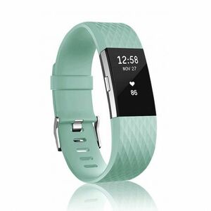 BStrap Silicone Diamond (Small) remienok na Fitbit Charge 2, light teal (SFI002C33) vyobraziť