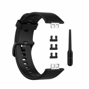 BStrap Silicone remienok na Huawei Watch Fit, black (SHU005C01) vyobraziť