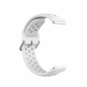 BStrap Silicone Dots remienok na Garmin Vivoactive 4s, white (SGA007C02) vyobraziť