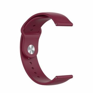 BStrap Silicone remienok na Garmin Vivoactive 4s, vine red (SGA009C05) vyobraziť