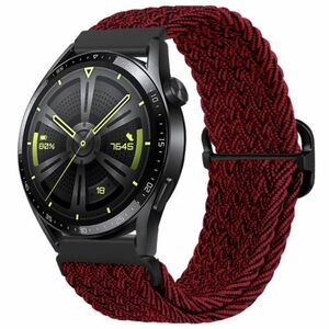 BStrap Braid Nylon remienok na Samsung Galaxy Watch Active 2 40/44mm, red black (SSG034C03) vyobraziť