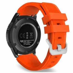 BStrap Silicone Sport remienok na Huawei Watch GT 42mm, grep orange (SSG006C2602) vyobraziť