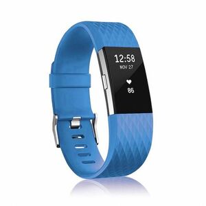 BStrap Silicone Diamond (Large) remienok na Fitbit Charge 2, blue (SFI002C02) vyobraziť