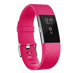 BStrap Silicone Diamond (Small) remienok na Fitbit Charge 2, dark pink (SFI002C21) vyobraziť