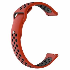 BStrap Silicone Sport remienok na Xiaomi Amazfit GTR Mini, red/black vyobraziť