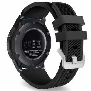 BStrap Silicone Sport remienok na Xiaomi Haylou Solar LS05, black (SSG006C0207) vyobraziť