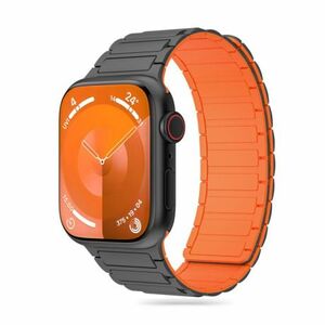 Tech-Protect Iconband Magnetic remienok na Apple Watch 42/44/45/49mm, titanium/orange vyobraziť