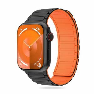 Tech-Protect Iconband Magnetic remienok na Apple Watch 42/44/45/49mm, black/orange vyobraziť