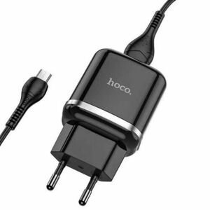 HOCO N3 Charger USB 3A QC3.0 Fast Charge + MicroUSB Cable Black vyobraziť