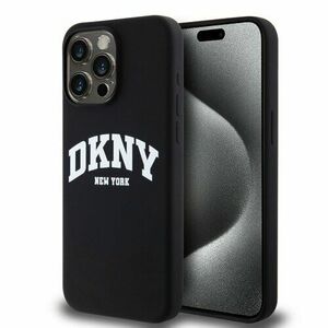 DKNY Liquid Silicone Arch Logo MagSafe Zadní Kryt pro iPhone 14 Pro Black vyobraziť