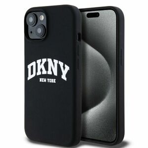 DKNY Liquid Silicone Arch Logo MagSafe Zadní Kryt pro iPhone 14 Black vyobraziť