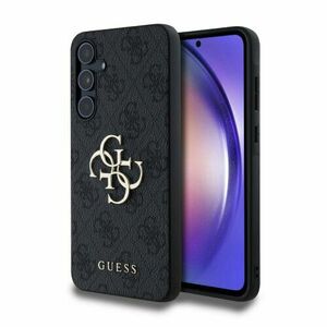 Puzdro Guess PU 4G Metal Logo Samsung Galaxy A55 5G - šedé vyobraziť