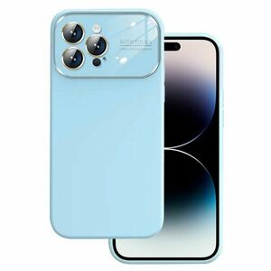 Puzdro Lens iPhone 15 Pro, silikónové - svetlo-modré vyobraziť