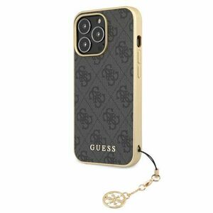 GUHCP13LGF4GGR Guess 4G Charms Zadní Kryt pro iPhone 13 Pro Grey vyobraziť