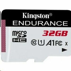 32GB microSDHC Kingston Endurance CL10 A1 95R/45W bez adapteru vyobraziť