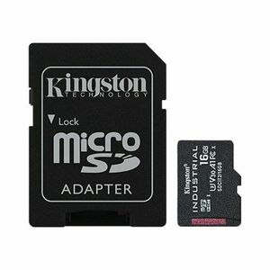 16GB microSDHC Kingston Industrial C10 A1 pSLC s adaptérem vyobraziť