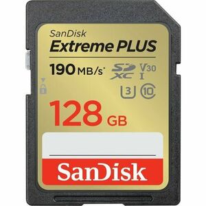 SanDisk Extreme PLUS SDXC 128GB 190MB/s V30 UHS-I vyobraziť