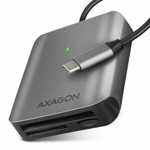AXAGON CRE-S3C, USB-C 3.2 Gen 1 - SUPERSPEED čtečka karet 3-slot & lun SD/microSD/CF, podpora UHS-II vyobraziť