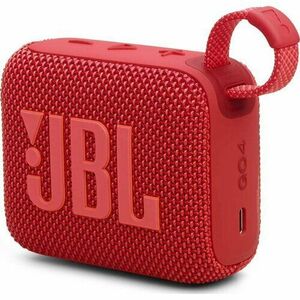 JBL GO4 Bluetooth reproduktor Červený vyobraziť