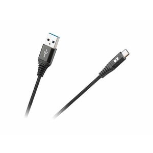 Kábel REBEL USB/USB-C čierny 2m vyobraziť