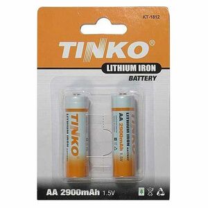 Batérie lítiová AA R6 1, 5V/2900mAh TINKO 2ks vyobraziť