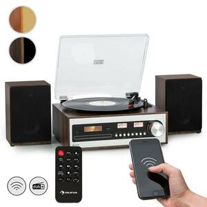 Auna Oxford SE, mini stereo systém, DAB+/FM, BT funkcia, vinyl, CD, AUX-In vyobraziť