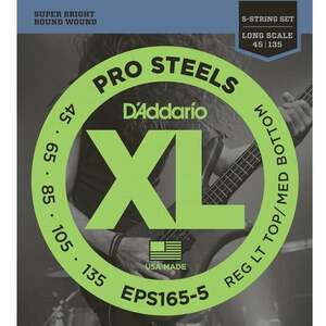 D'Addario EPS165-5 Struny pre 5-strunovú basgitaru vyobraziť