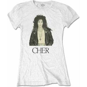 Cher Tričko Leather Jacket White 2XL vyobraziť