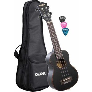 Cascha HH 2300 Premium Koncertné ukulele Black vyobraziť