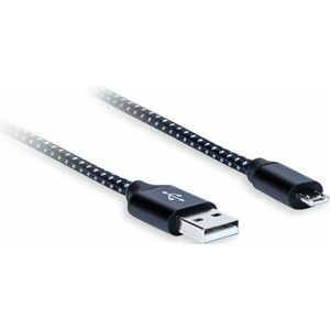 AQ Premium PC64018 1, 8 m Biela-Čierna Hi-Fi USB kábel vyobraziť